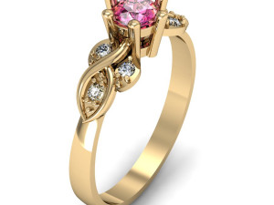 fashion ring Model Cetak 3D
