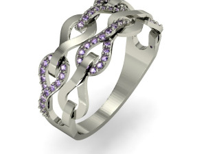 ring with loops 3D Print Model