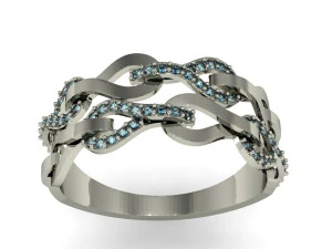 ring with loops 3D Print Model