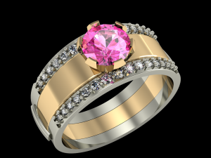 fashion right hand ring transformer 3D Print Model