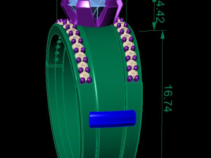 fashion right hand ring transformer 3D Print Model