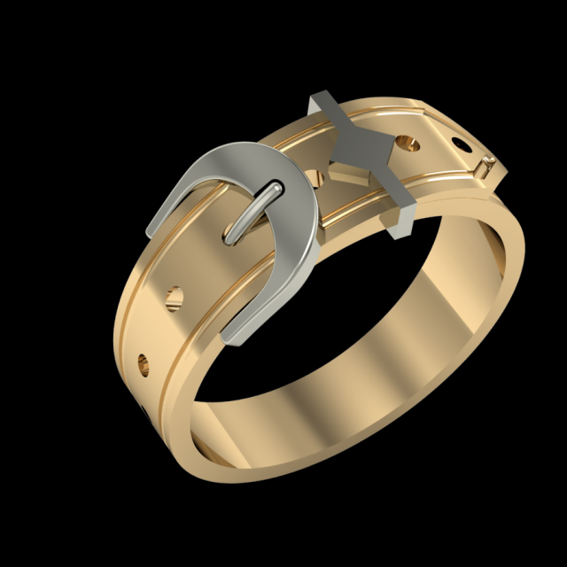 fashion man ring belt 3D Print Model .c4d .max .obj .3ds .fbx .stl .blend 