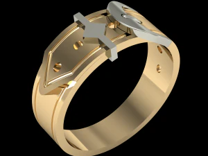 fashion man ring belt 3D Print Model