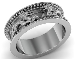 fashion man ring Model Cetak 3D