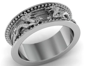 fashion man ring 3D Print Model