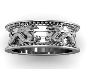 fashion man ring Model Cetak 3D