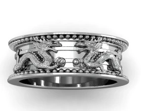 fashion man ring 3D Print Model