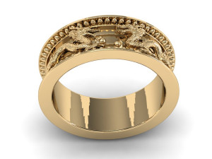 fashion man ring Model Cetak 3D