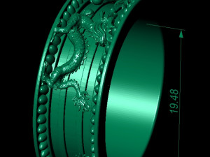fashion man ring Model Cetak 3D
