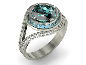 fashion ring 3D Принт Модель