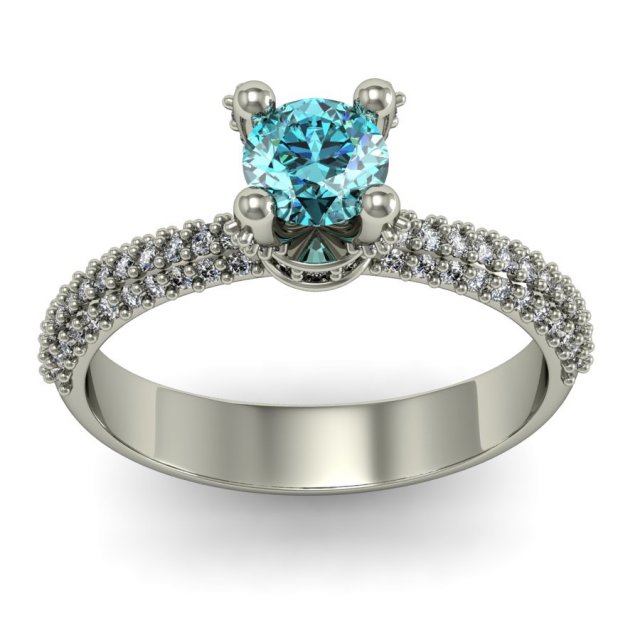 fashion ring with diamonds Modelo de Impressão 3D .c4d .max .obj .3ds .fbx .stl .blend