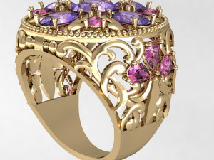 beautiful ring Modelo de Impressão 3D