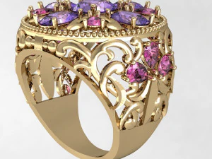 beautiful ring 3D Print Model
