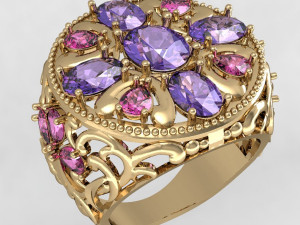 beautiful ring 3D Print Model