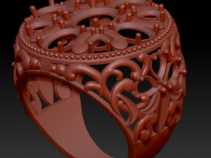 beautiful ring Modelo de Impressão 3D