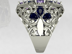 beautiful ring Modelo de Impressão 3D