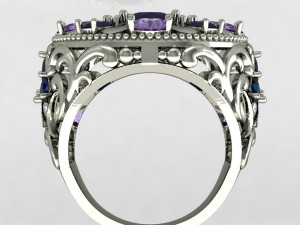 beautiful ring Modelo de Impressão 3D