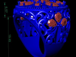 beautiful ring Modelo de Impressão 3D