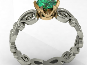 engagement ring Model do druku 3D