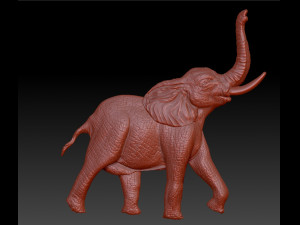 elephant relief Model do druku 3D