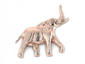 elephant relief Model do druku 3D