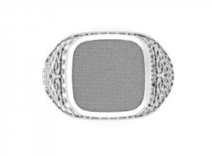 male signet with filigree 3D Print Model