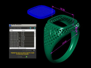 male signet with filigree 3D Print Model