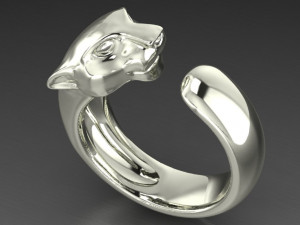 ring head of a panther Modelo de Impressão 3D