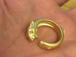 ring head of a panther 3D Print Model