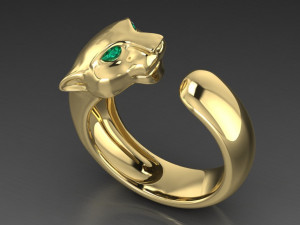 ring head of a panther Modelo de Impressão 3D
