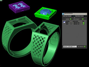 male signet with filigree 3D Baskı Modeli