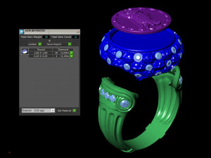 exclusive signet with a coin 3D Принт Модель