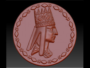 exclusive signet with a coin 3D Принт Модель