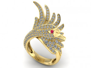 exclusive ring swan 3D 打印模型