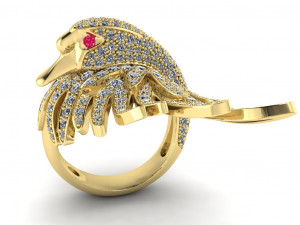 exclusive ring swan 3D 打印模型