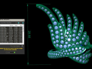 exclusive ring swan 3D 打印模型