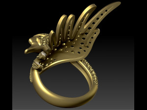 exclusive ring swan 3D 打印模型