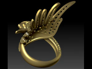 exclusive ring swan 3D Print Model