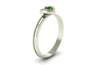 heart ring Modèles 3D en vedette