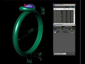 heart ring Modèles 3D en vedette