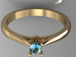engagement ring 3D प्रिंट मॉडल