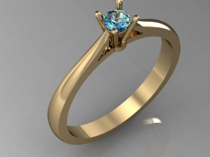 engagement ring 3D Print Model
