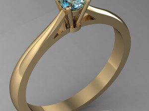 engagement ring 3D प्रिंट मॉडल