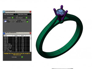 engagement ring 3D प्रिंट मॉडल