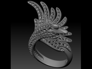 exclusive ring swan 3D Print Model