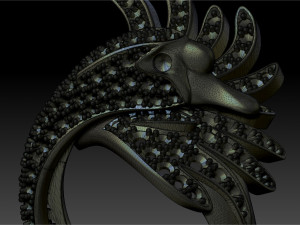 exclusive ring swan 3D Print Model