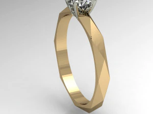 engagement ring 3D Print Model