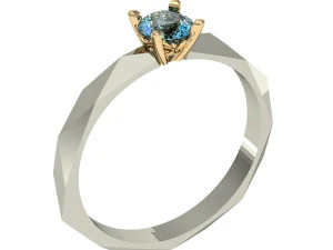 engagement ring 3D Print Model
