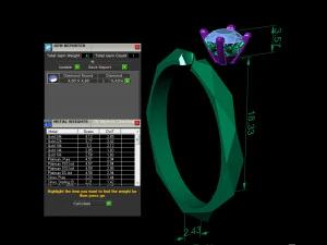 engagement ring 3D Print Model