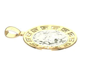 pendant with lion 3D Print Model